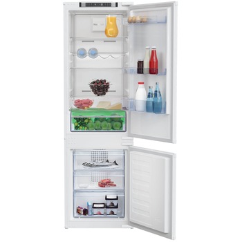 Combina frigorifica incorporabila BEKO BCNA275E31SN, 254 l, Clasa F, NeoFrost Dual Cooling, Harvest Fresh, H 177.5 cm Combina frigorifica incorporabila BEKO BCNA275E31SN, 254 l, Clasa F, NeoFrost Dual Cooling, Harvest Fresh, H 177.5 cm