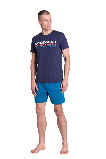 Pijamale barbati Henderson Lark bleumarin / albastru