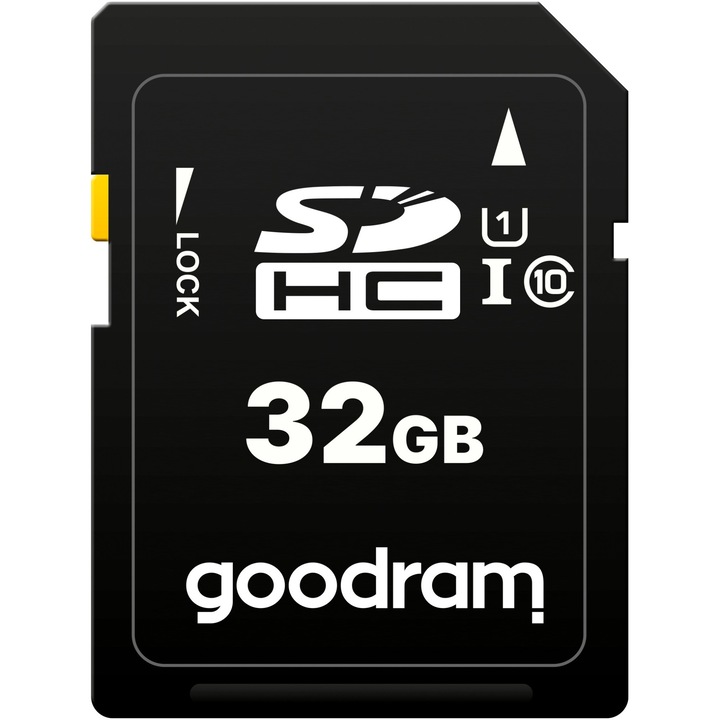 Карта памет SDHC Goodram, 32GB, UHS I, Клас 10, S1A0-0320R12