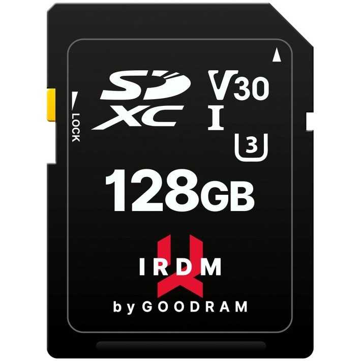 Card de memorie SDXC Goodram IRDM 128GB,UHS I,U3, IR-S3A0-1280R12