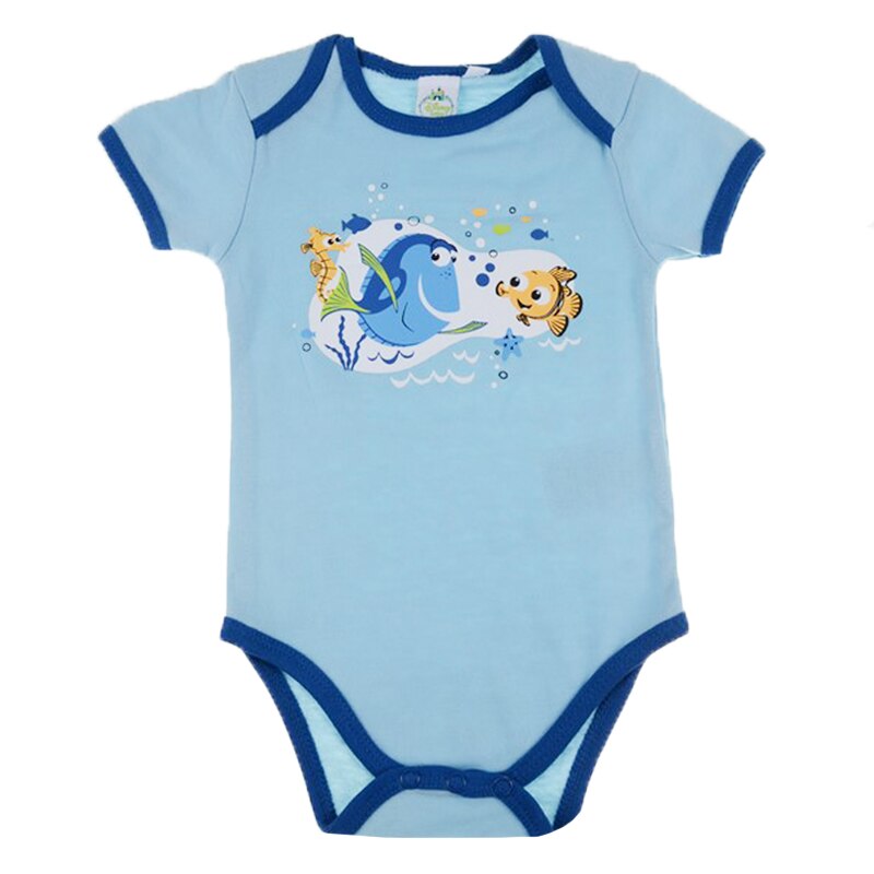Body cu maneca scurta pentru baieti Disney Nemo BDN-1, Albastru, 74 cm