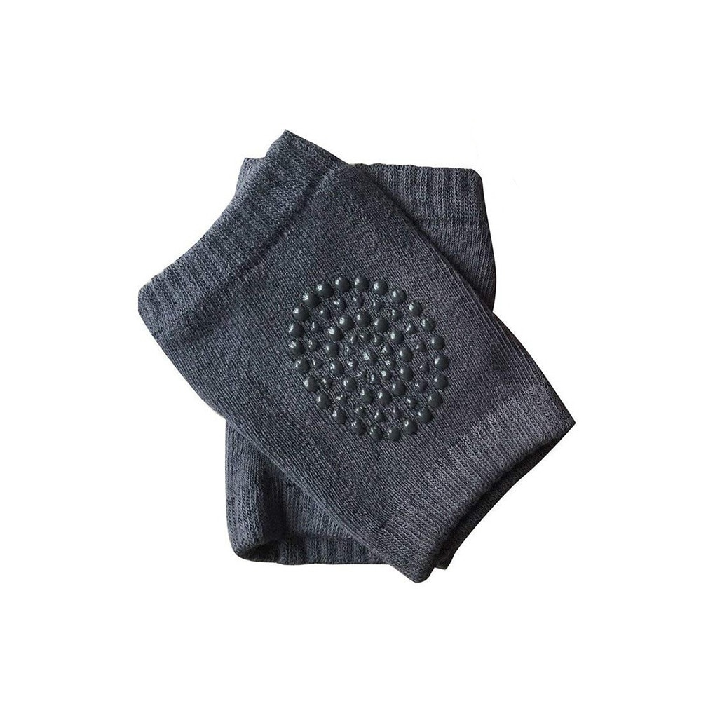 Genunchiere pentru bebelusi, gri inchis, marime unica