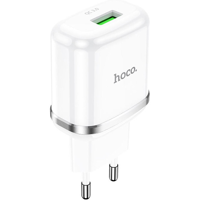 Incarcator Retea Hoco N3 Vigour 1xUSB 18W QC 3.0 , alb