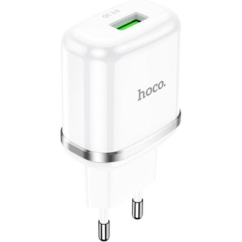Incarcator Retea Hoco N3 Vigour 1xUSB 18W QC 3.0 , alb Incarcator Retea Hoco N3 Vigour 1xUSB 18W QC 3.0 , alb