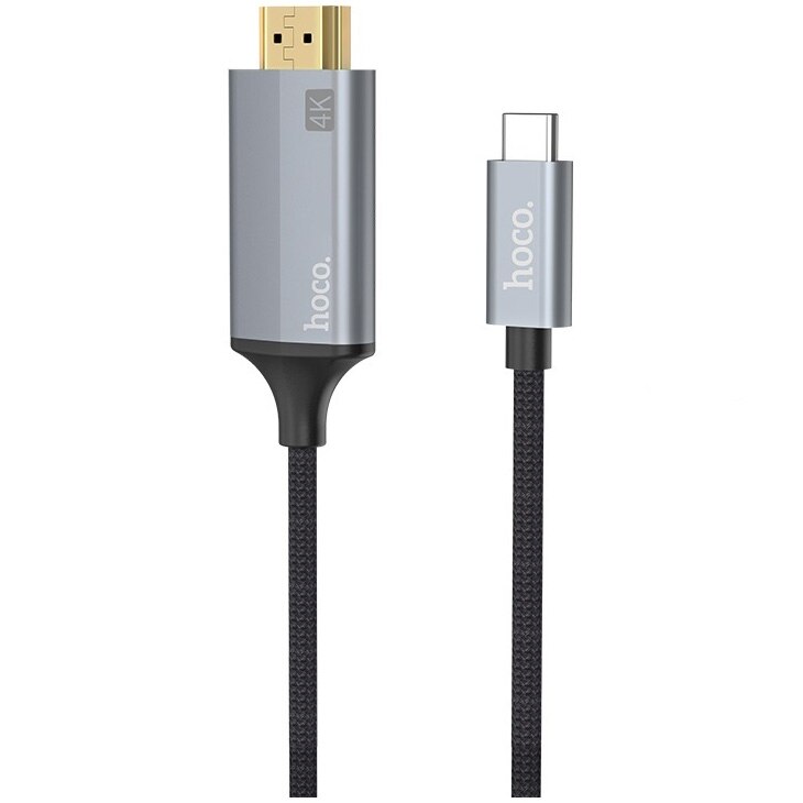 Adaptor Hoco UA13 HDMI to Type C 1.8m, Gri