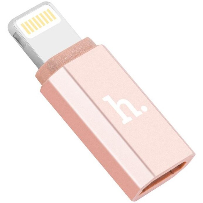 ADAPTOR HOCO MICRO USB-LIGHTNING, ROZ