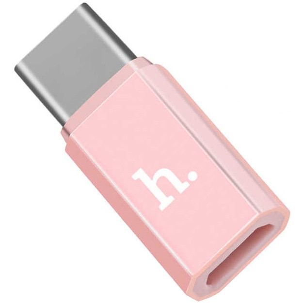 ADAPTOR HOCO MICRO USB-TYPE C, ROZ