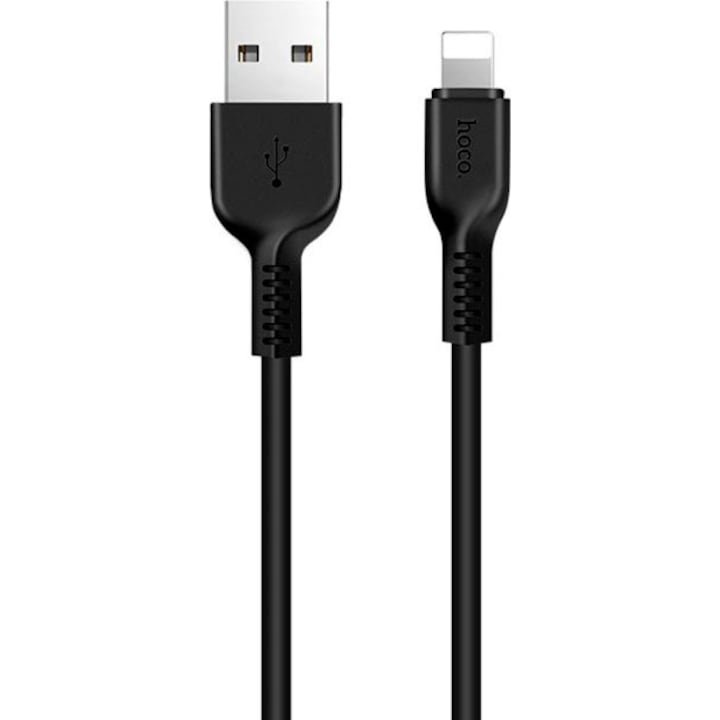 Hoco USB kábel Flash X20 Lightning 3 méteres fekete