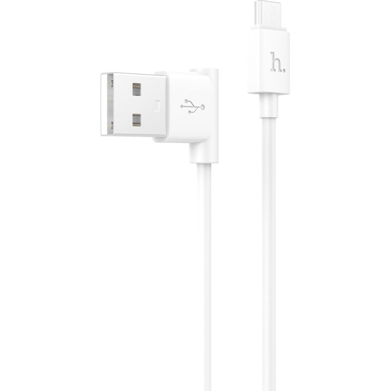 Cablu Date Micro Usb Hoco Shape L UPM10 1.2m , alb