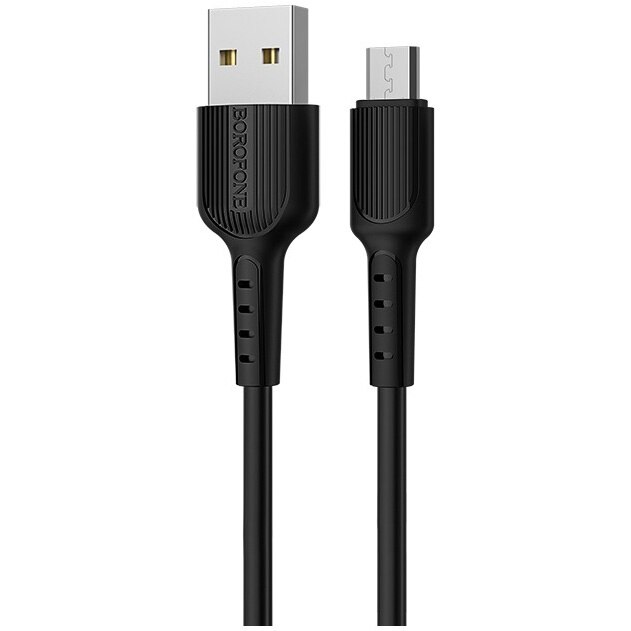 Cablu Date Micro Usb Borofone BX16 Easy 2A 1m , Black