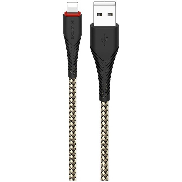 Cablu Date Lightning Borofone BX25 Powerful 1m , Black