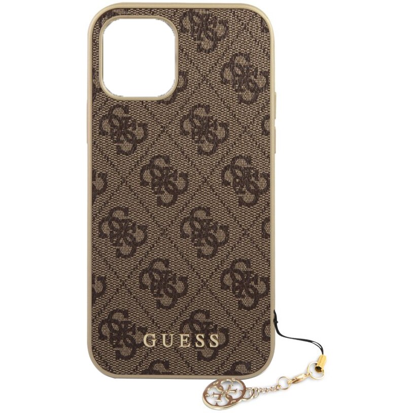 Husa Cover Guess Charms pentru iPhone 12 Mini GUHCP12SGF4GBR, Brown