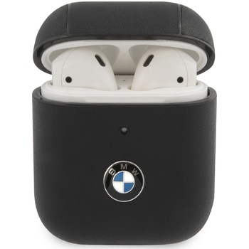 Husa Airpods BMW Signature Leather BMA2CSLBK pentru Airpods 1/2 Black Husa Airpods BMW Signature Leather BMA2CSLBK pentru Airpods 1/2 Black