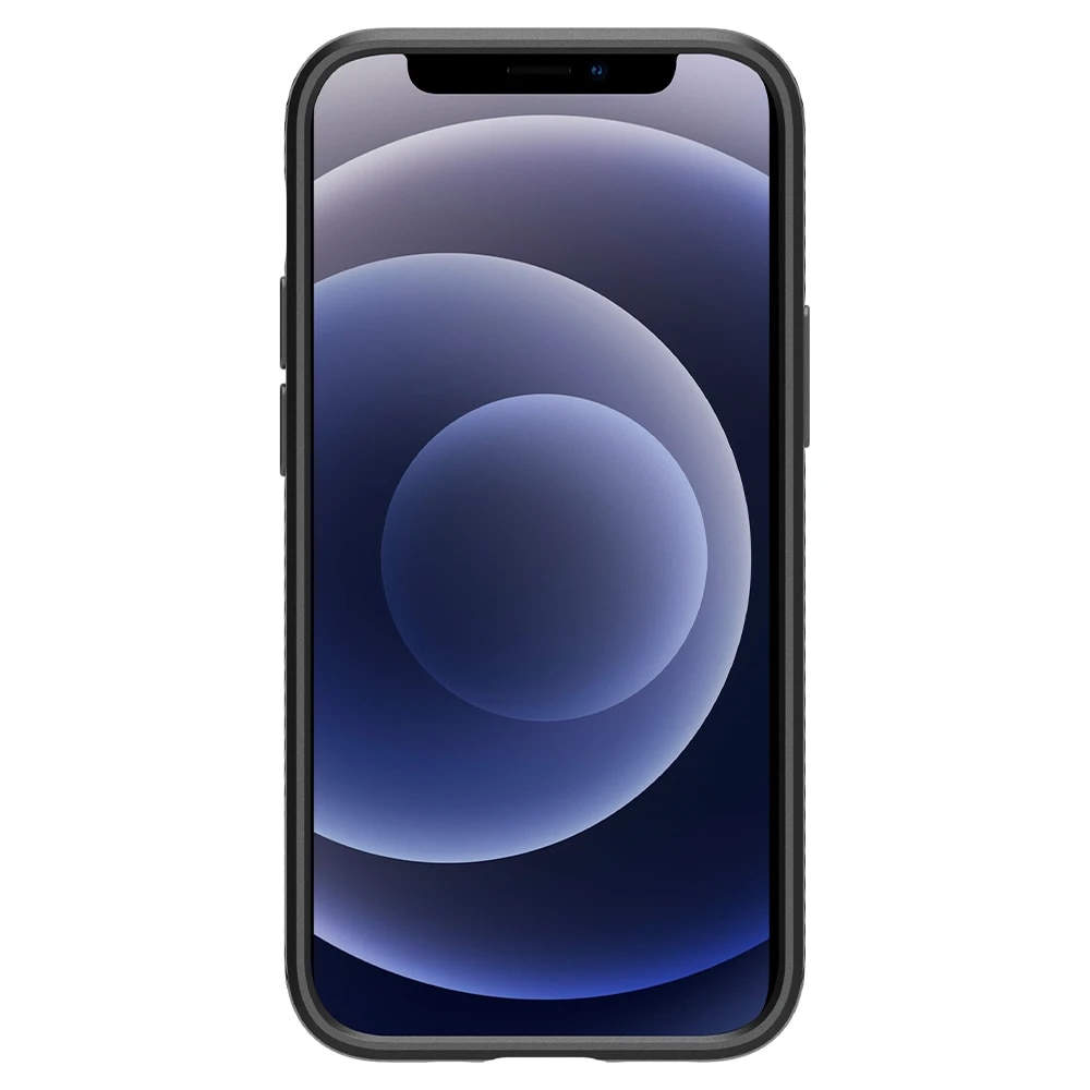 Husa Cover Spigen Liquid Air pentru iPhone 12 Mini Matte, Black