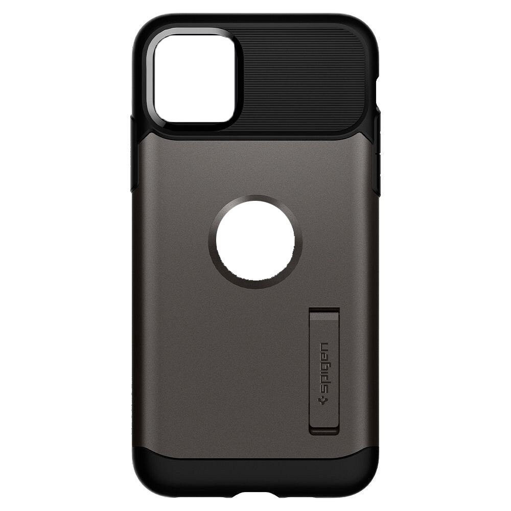 Husa Cover Spigen Slim Armor pentru iPhone 11 Pro Max, Gunmetal Grey