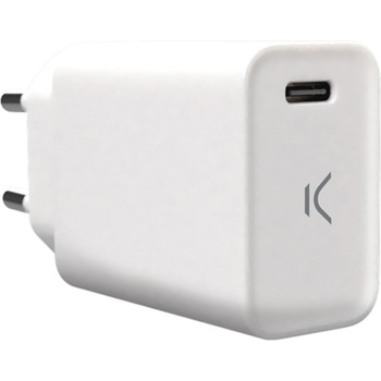 Incarcator Retea Ksix BXCDC18PD 18W Type C, alb Incarcator Retea Ksix BXCDC18PD 18W Type C, alb