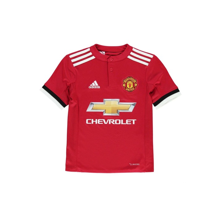 Детска спортна тениска Adidas Manchester United JS, Червен/Черен, 11-12 Years