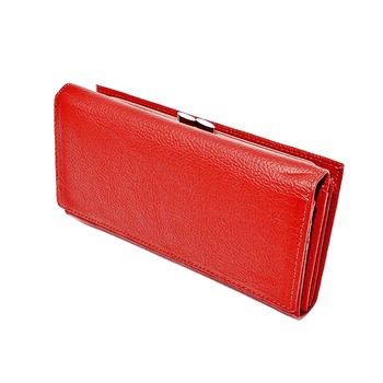 Portofel de dama, Hassion , din piele naturala, rosu grena 1519 Portofel de dama, Hassion , din piele naturala, rosu grena 1519