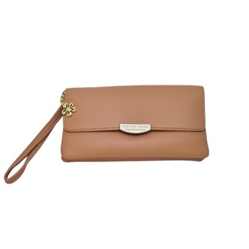 Portofel dama dublu, Tia Accesorii, roz pudra Portofel dama dublu, Tia Accesorii, roz pudra