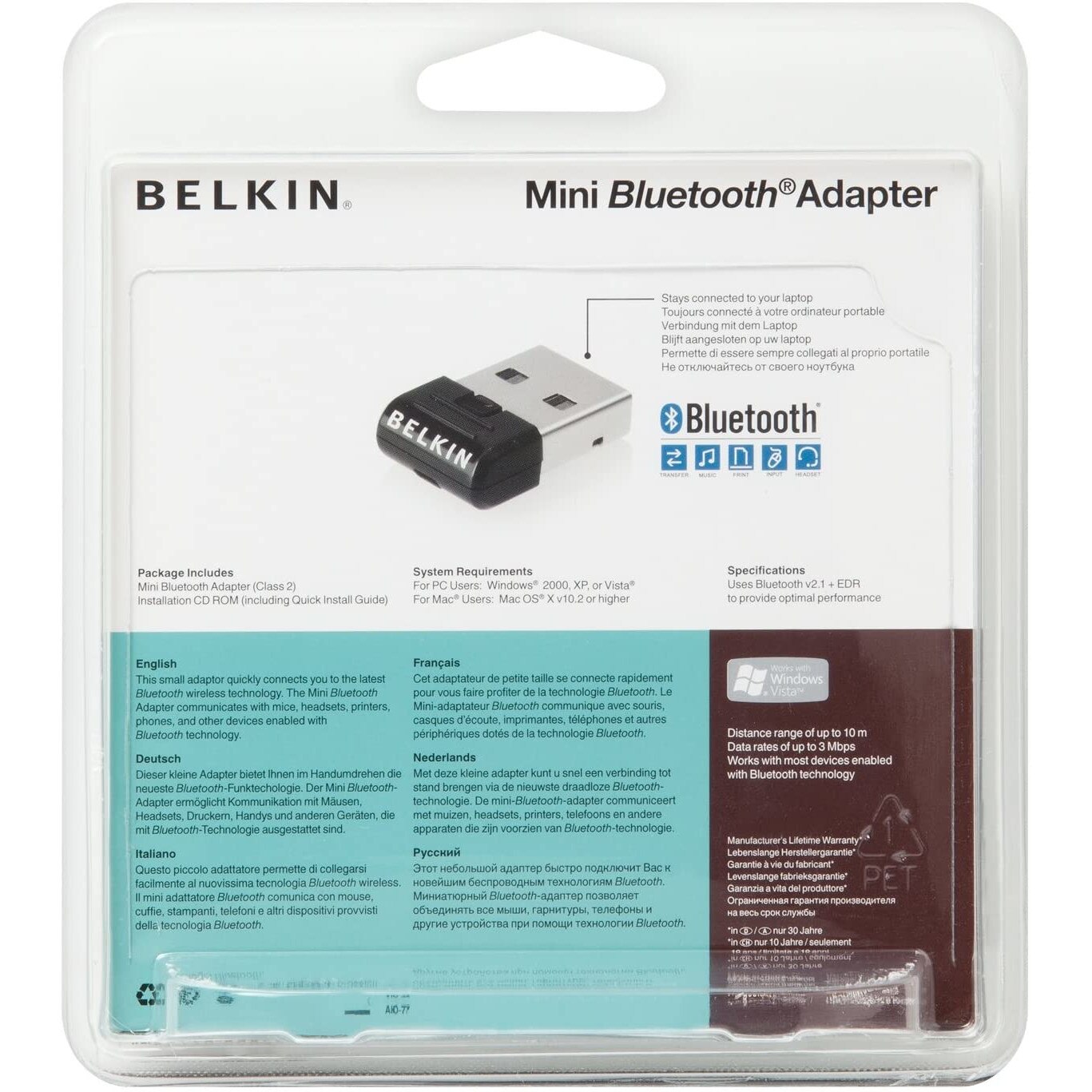 Belkin Bluetooth 4.0 Usb Adapter Driver Win 10 Адаптер Belkin Mini Bluetooth 4.0, Черен - eMAG.bg
