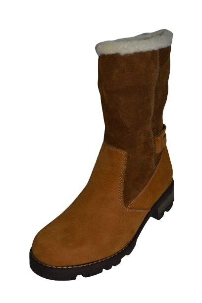 Cizme dama, piele naturala, nabuc, Modin, Maro, 39