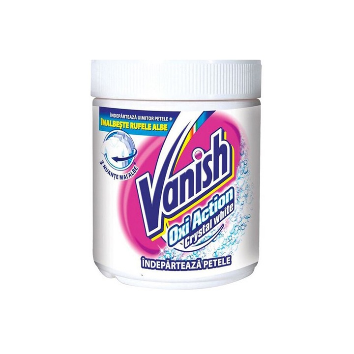 Pudra pentru indepartat pete Vanish OXI Crystal White, 423gr