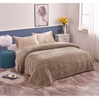 Patura Cocolino , 220 x 230 , culoare bej deschis Patura Cocolino , 220 x 230 , culoare bej deschis