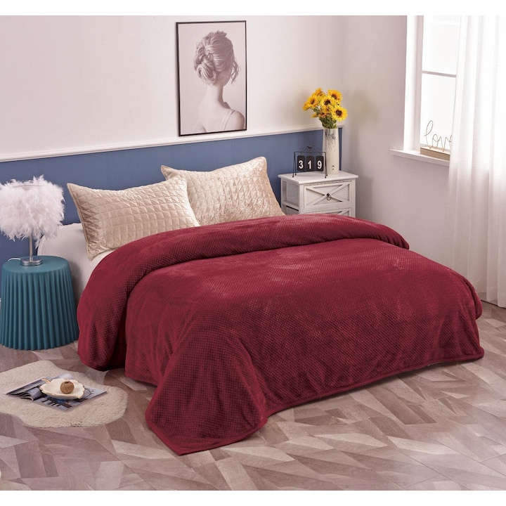 Patura Cocolino , 220 x 230 , culoare bordo