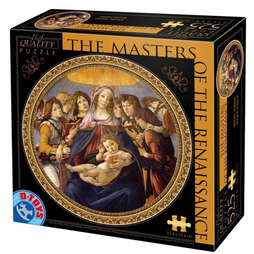 Puzzle Rotund 525 piese, 55,4 x 55,4 cm 