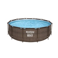 piscina imk bestway steel pool pro max d 366x100 cm imitatie ratan cu sistem de filtrare inclus imagen 24_0_
0