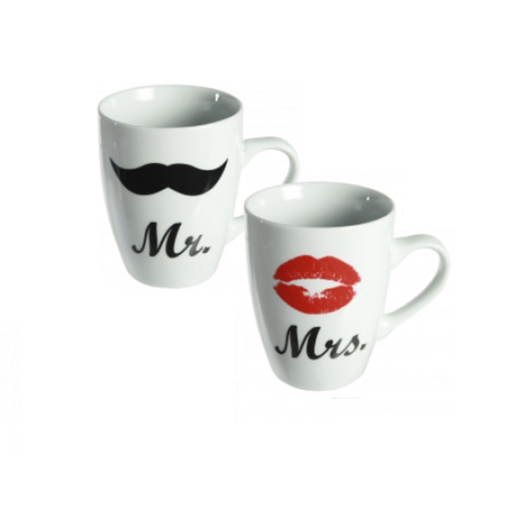 Out of the blue Bögre készlet, 2 db, MR & MRS, 200 ml