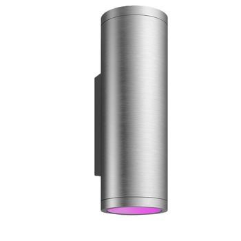 Aplica LED RGB pentru exterior Philips Appear HUE, 8W (49W), 1200 lm, lumina alba si colorta, IP44, Inox, 24 cm Aplica LED RGB pentru exterior Philips Appear HUE, 8W (49W), 1200 lm, lumina alba si colorta, IP44, Inox, 24 cm