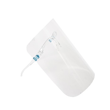 Viziera cu suport ochelari din plastic cu albastru Viziera cu suport ochelari din plastic cu albastru