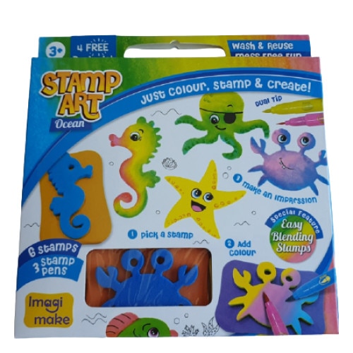 Set creativ cu stampile Ocean