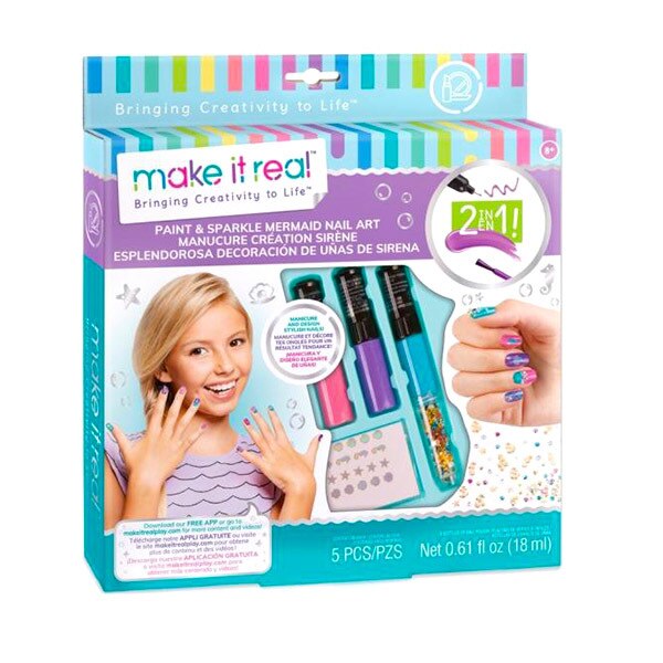 Set manichiura Make it Real , unghii de sirena