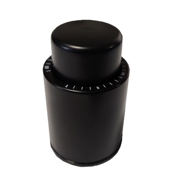 Dop vacuum pentru sticla vin, Negru Dop vacuum pentru sticla vin, Negru
