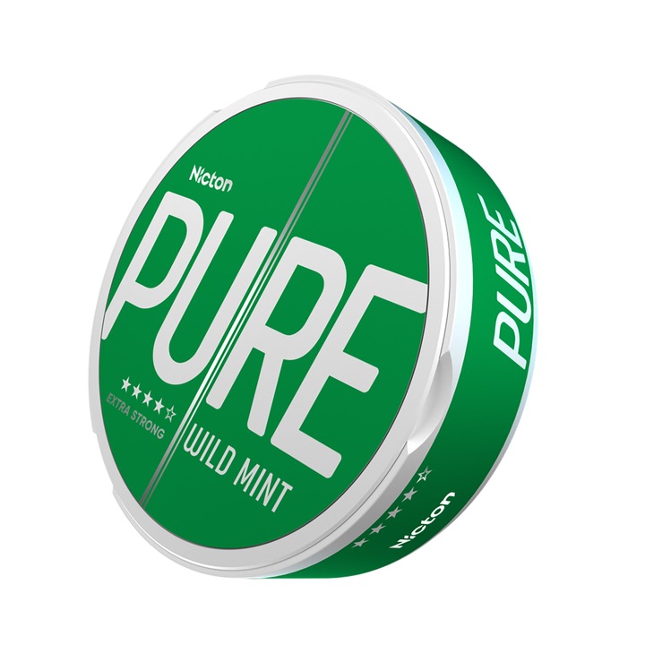 Snus PURE 16 mg - Fara tabac pe baza de nicotina - Wild Mint