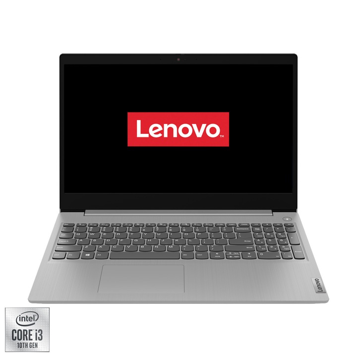Laptop Lenovo IdeaPad 3 15IIL05/256GB , Intel® Core™ i3-1005G1, 4MB, 15.6" Full HD, 12GB, SSD 256GB NVME, Intel® UHD Graphics, FreeDOS, Platinum Grey