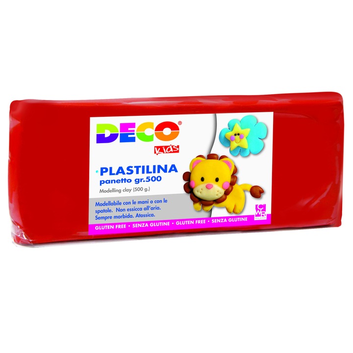 Plastilina 500 g rosu