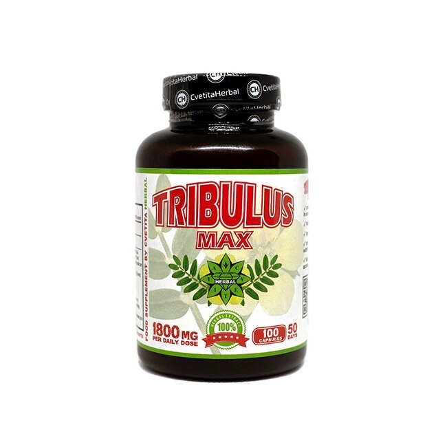 Supliment Alimentar, Cvetita Herbal, Tribulus Max, 100 Capsule