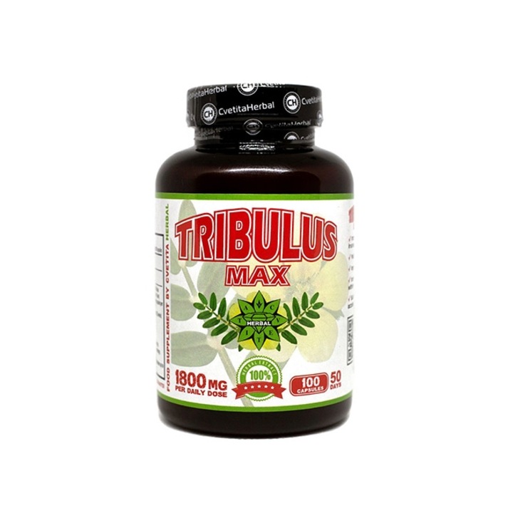 Supliment Alimentar, Cvetita Herbal, Tribulus Max, 100 Capsule