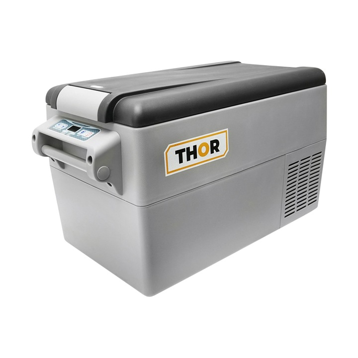 Frigider auto 32L 12-24V 50W cu compresor 708x398x449mm 12,8kg Thor