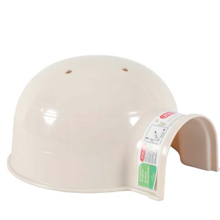 Iglu pentru rozatoare, Zolux, 16.5x19x9 cm, Bej