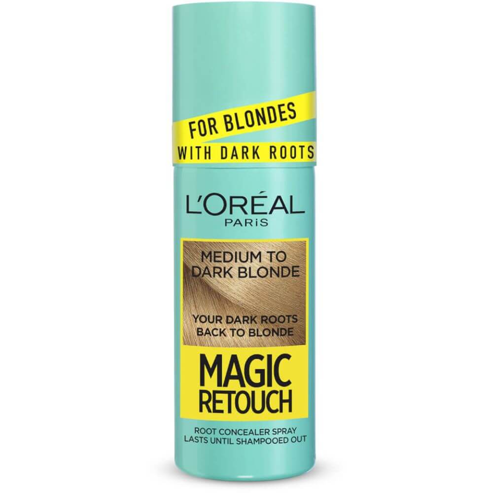 Spray Instant de Par L'Oreal Paris Magic Retouch 7.3 Medium to Dark Blonde, 75 ml