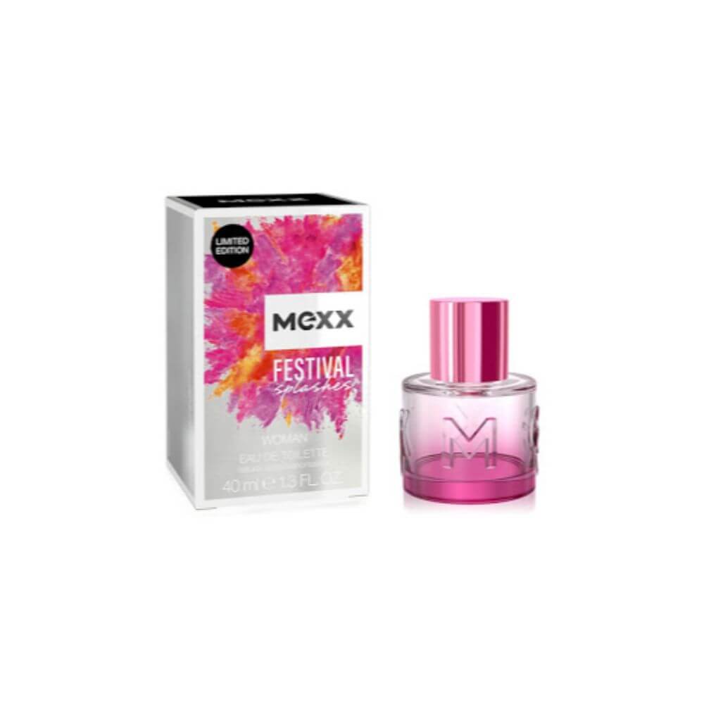 Apa de Toaleta Femei Mexx Festival Splashes Parfum Floral de Fructe, 40 ml  