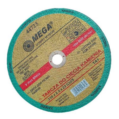 Disc debitare piatra Mega, 230 x 2.5mm, C30S