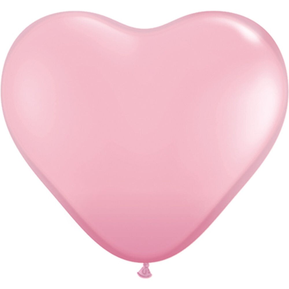 Balon latex Jumbo Inima 90 cm Rose, Qualatex 44445