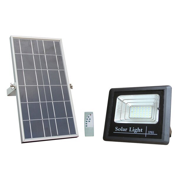 Proiector LED Solar cu panou solar, Optonica, 35W, 2600lm, Lumina Rece