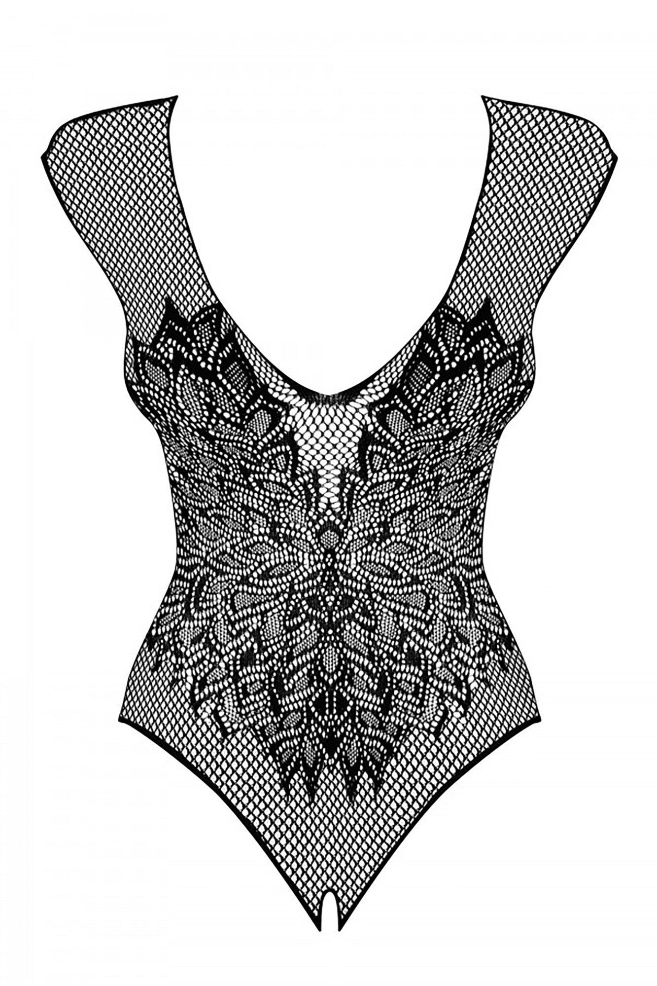 Body B112, Obsessive, Nylon, Negru, S-L, Negru mat, S-M-L