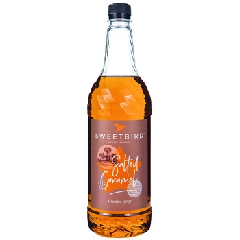 Sirop de caramel sarat, Salted Caramel, Sweetbird, 1L Sirop de caramel sarat, Salted Caramel, Sweetbird, 1L